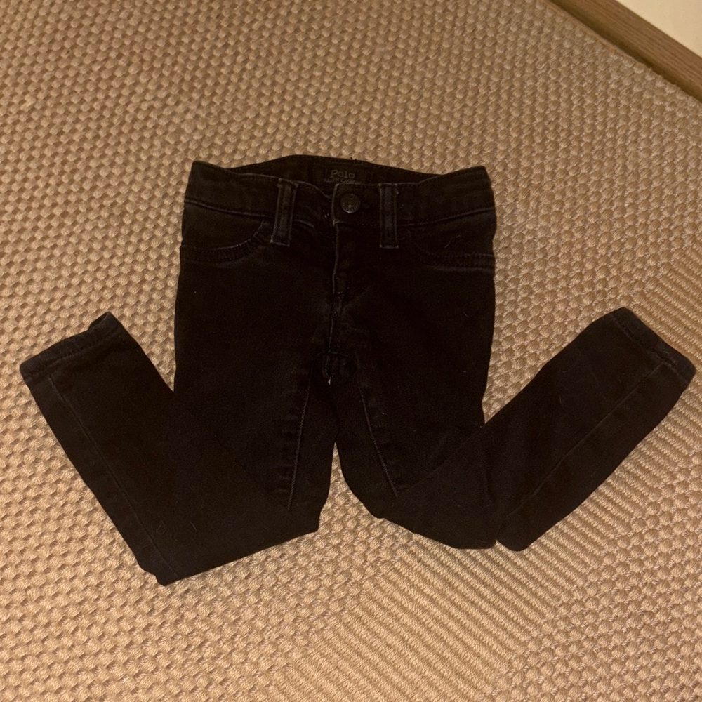 Kids Black Denim Jeans